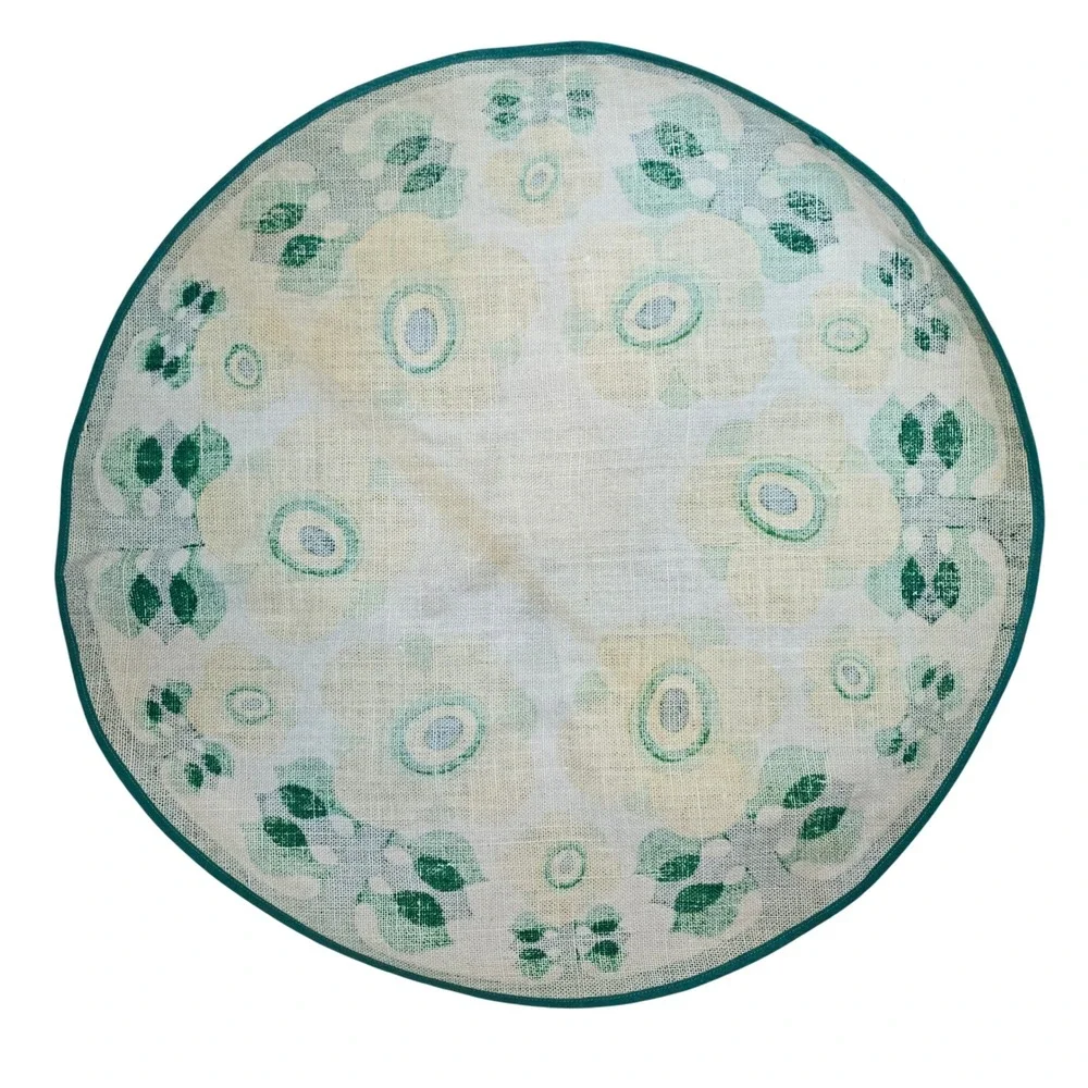 Vintage Södahl‎ Design Denmark Round Jute Table Centerpiece 27